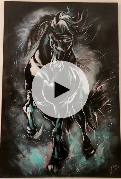 ArteDiAlina.com painting: Pegasus Constellation